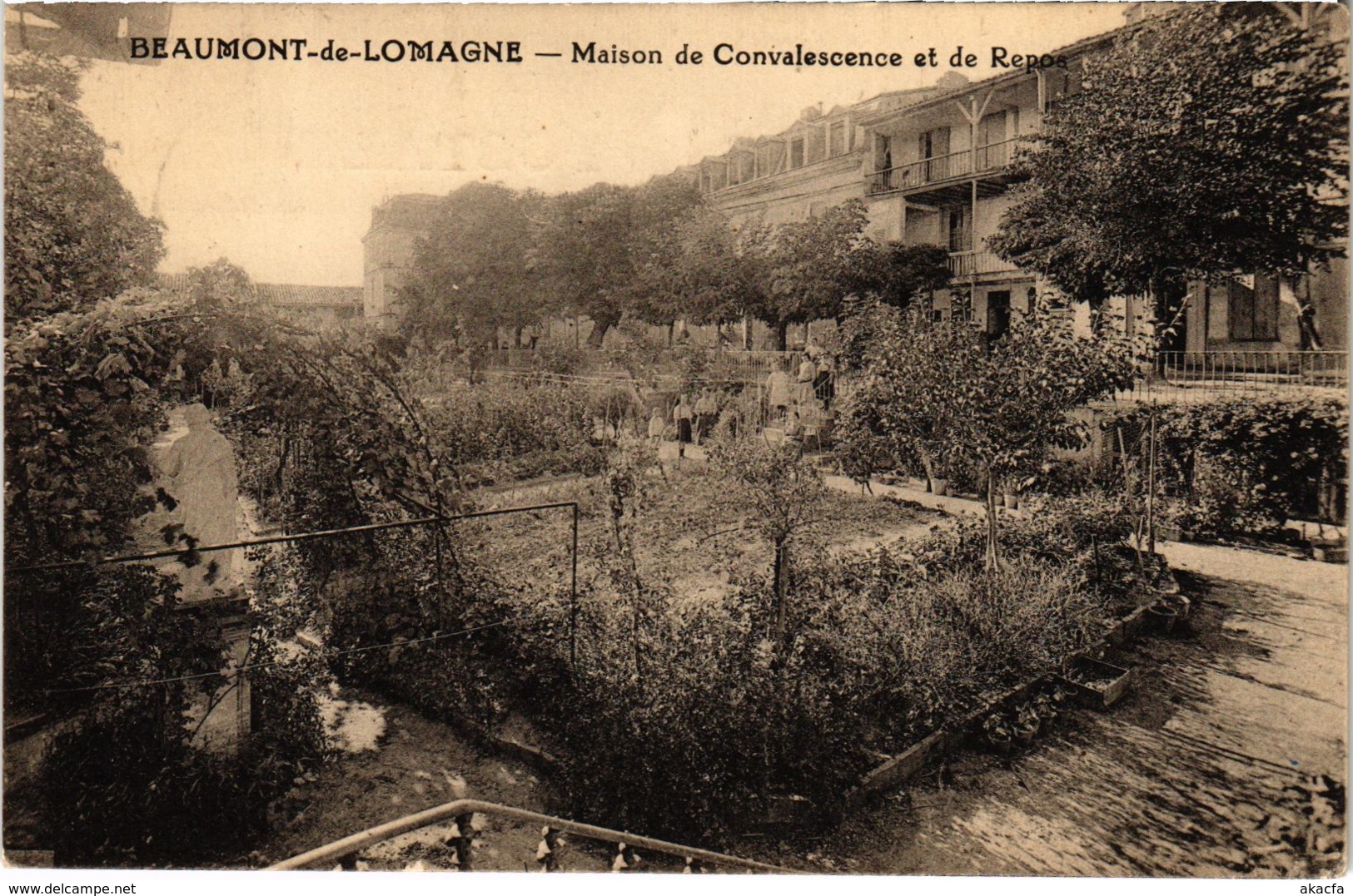 CPA BEAUMONT-de-LOMAGNE Maison de Convalescence (89756)