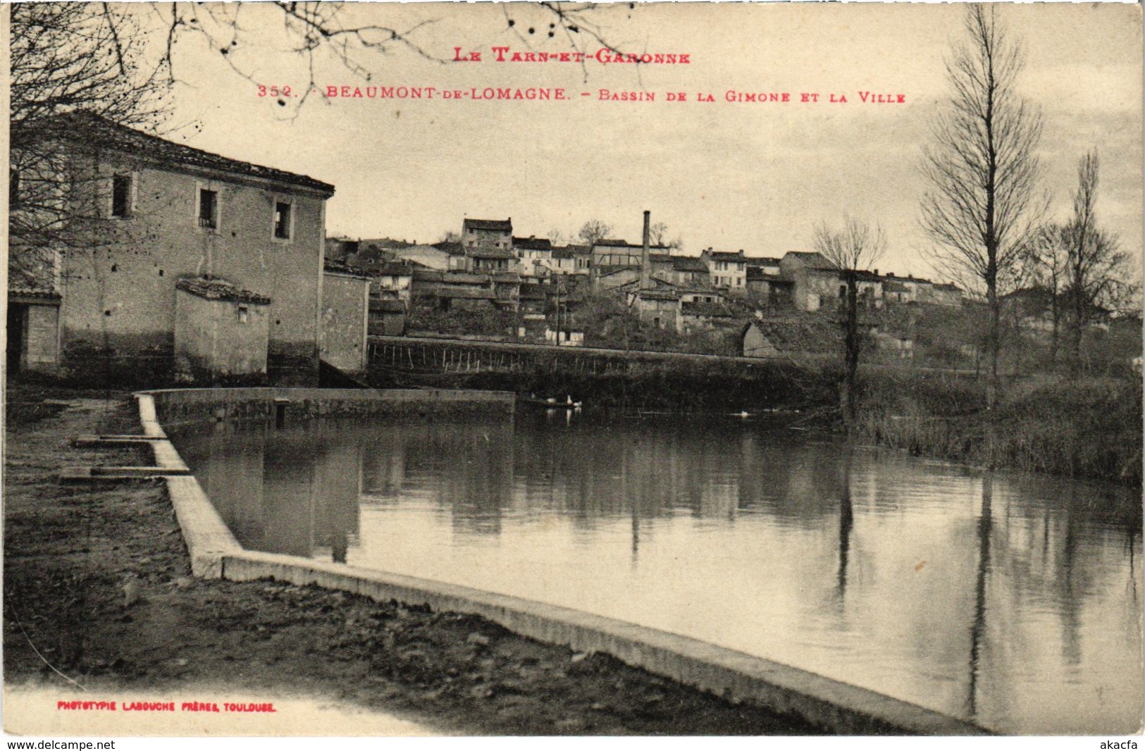 CPA BEAUMONT-LOMAGNE Basin de la Gimone (89643)