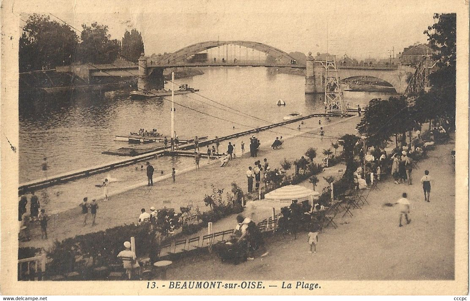 CPA Beaumont-sur-Oise La Plage