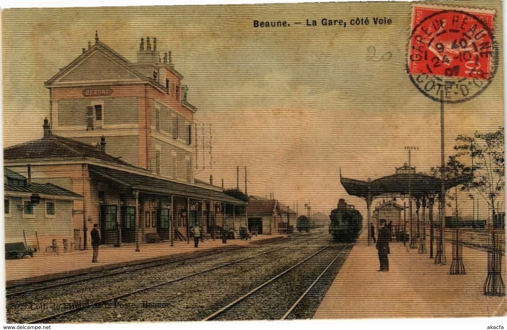 CPA BEAUNE - La Gare coté Voie (211241)