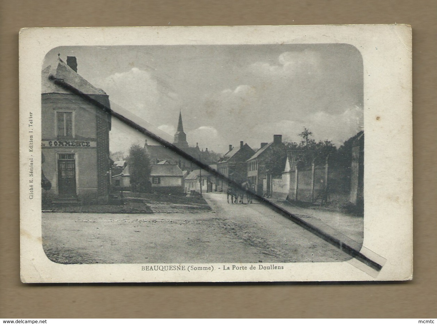 CPA  - Beauquesne -(Somme ) - La Porte de Doullens