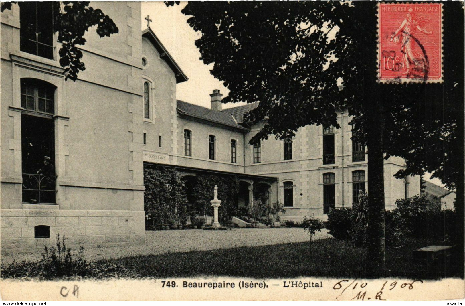 CPA BEAUREPAIRE - L'Hopital (433435)