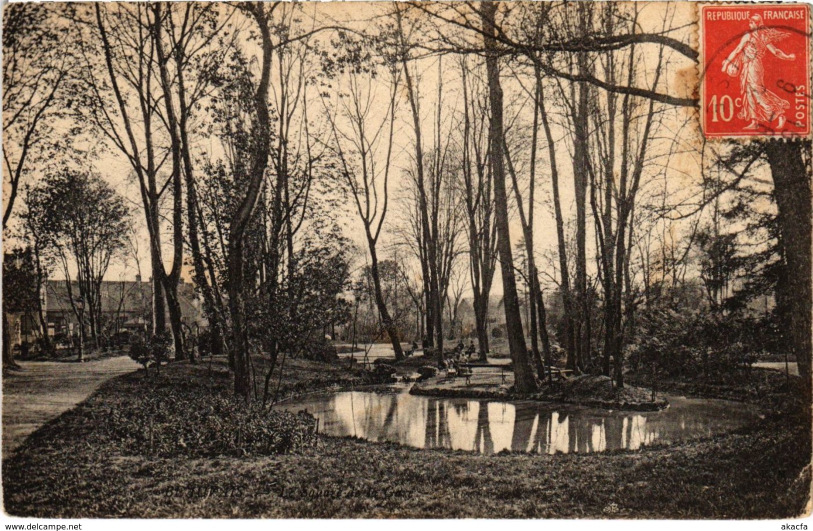 CPA Beauvais - Parc (1032037)