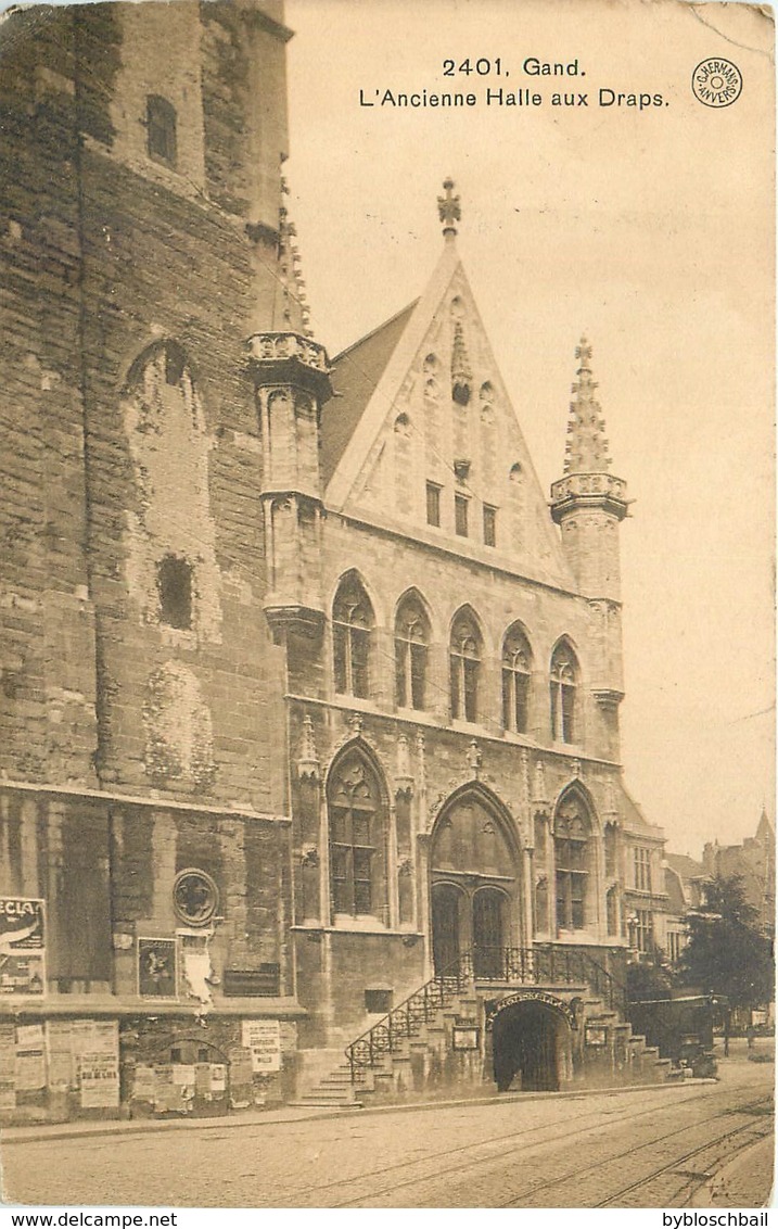 CPA Belgique > Flandre orientale > Gent Ancienne Halle Aux Draps Gand 1909