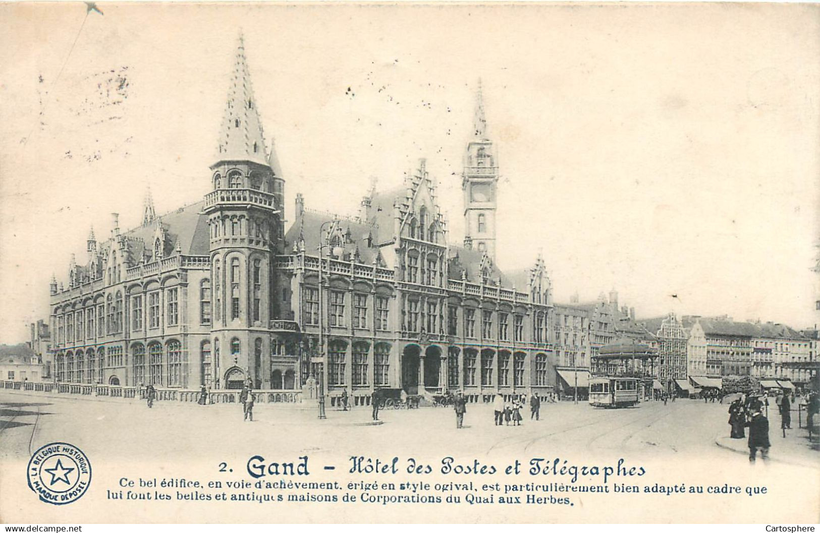 CPA BELGIQUE - FLANDRE ORIENTALE - GENT - GAND - Hôtel des Postes et Télégraphes