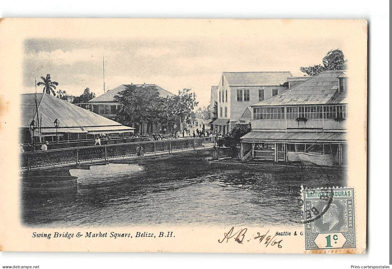 CPA Bélize Swing Bridge Market Square