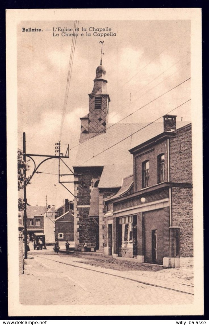 +++ CPA - BELLAIRE - Eglise et chapelle - La chiesa e la Cappella  //