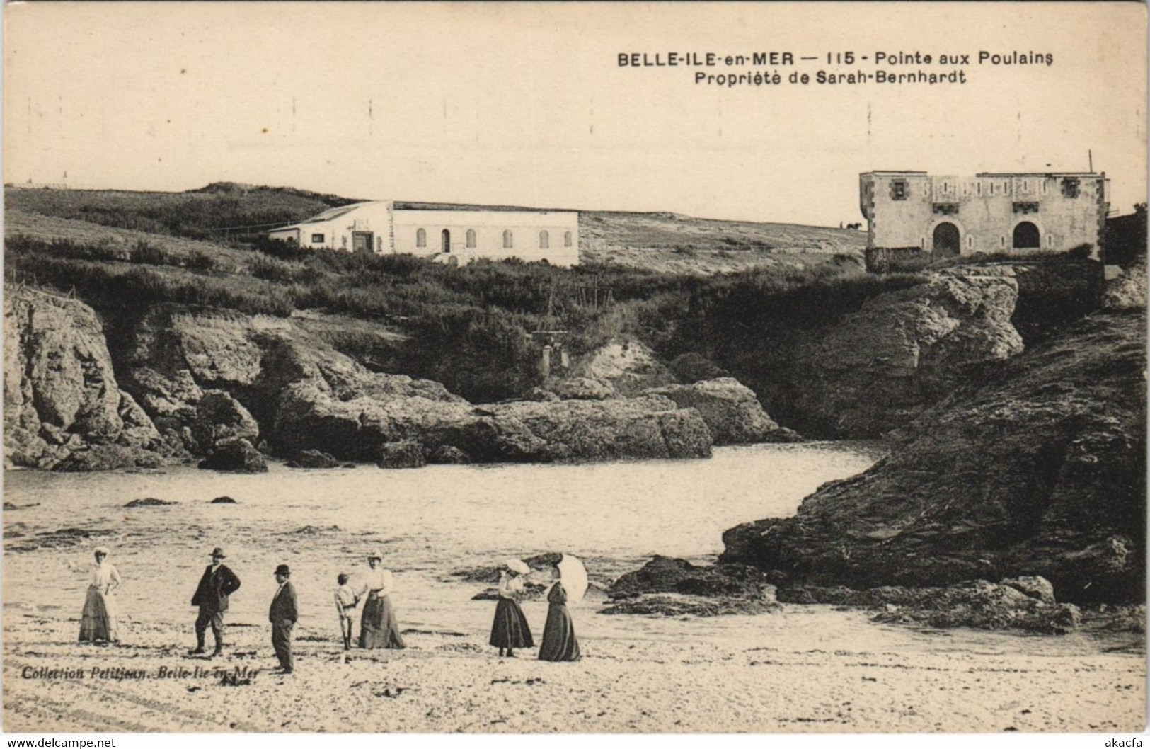 CPA BELLE-ILE-en-MER Pointe aux Poulins (145010)