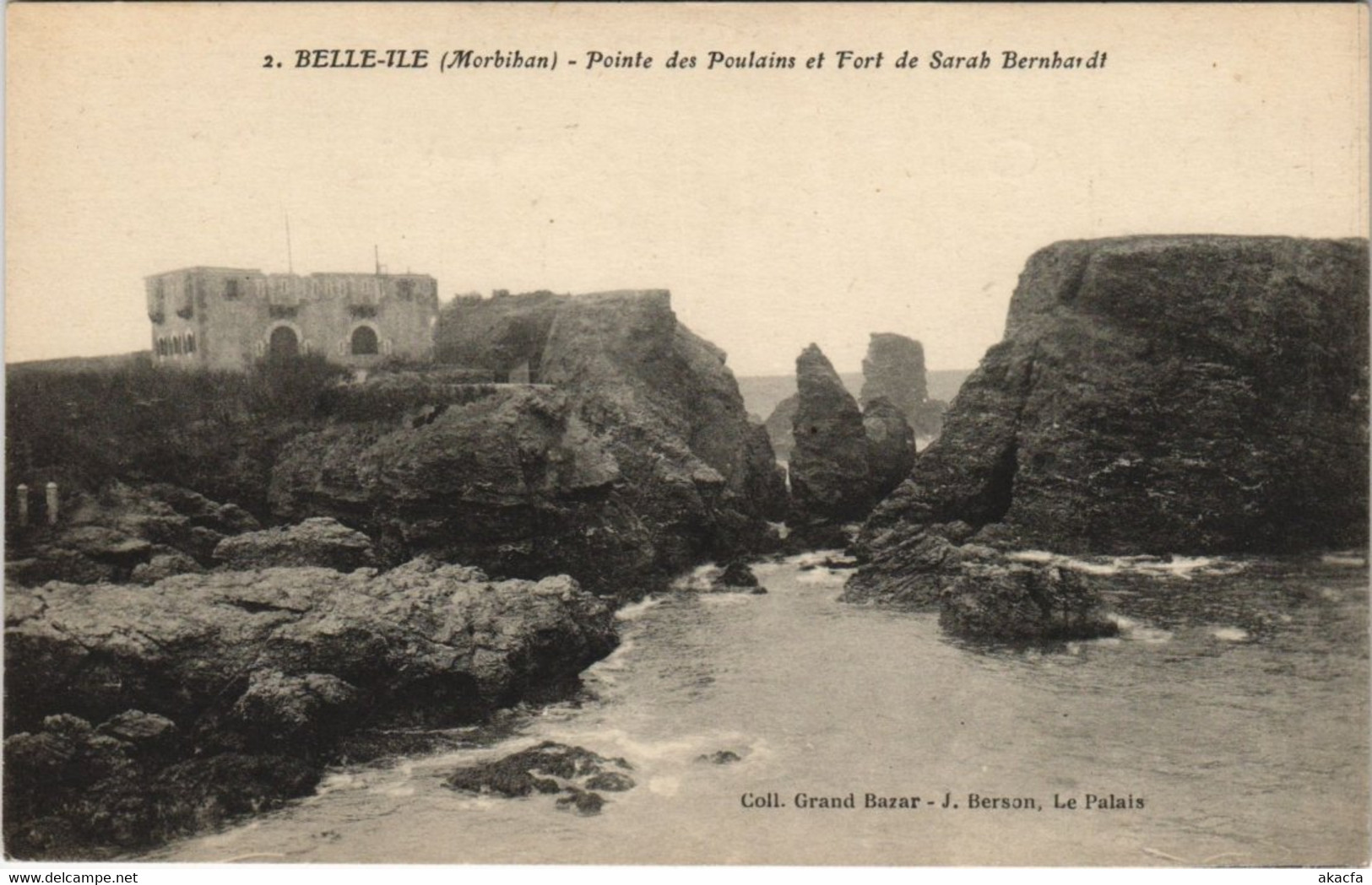 CPA BELLE-ILE-en-MER Pointe des Poulins (145111)