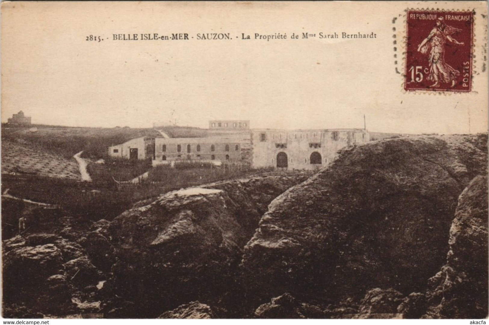 CPA BELLE-ILE-en-MER SAUZON (145014)