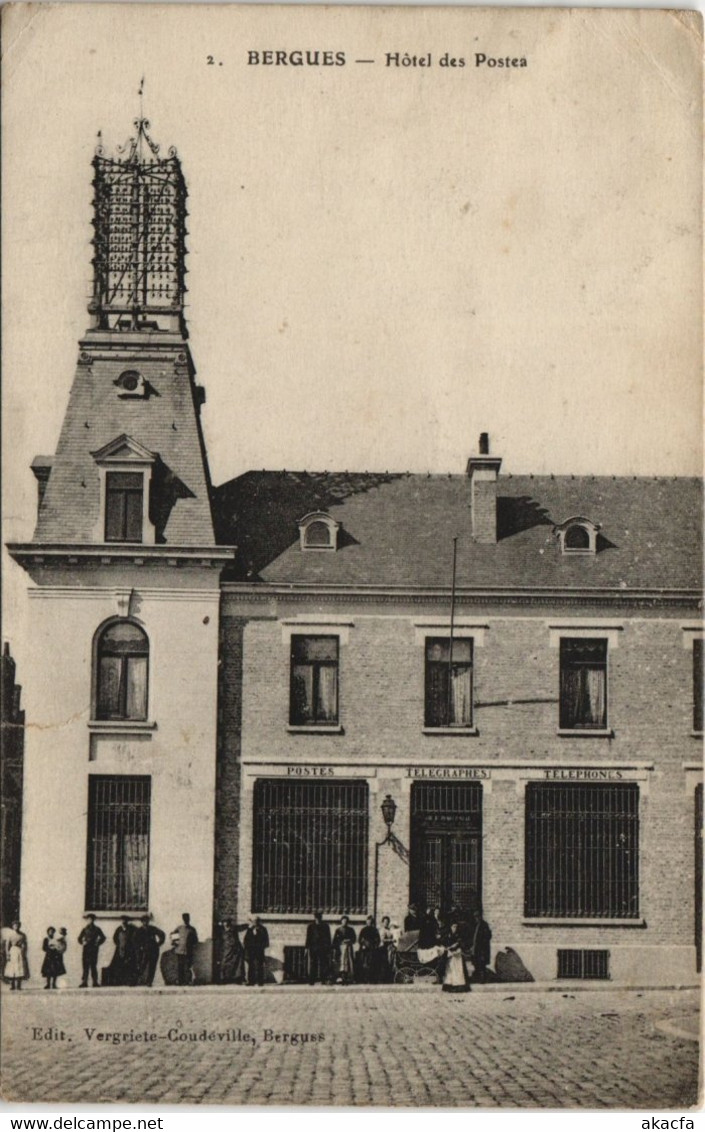 CPA BERGUES - Hotel des Postes (142094)