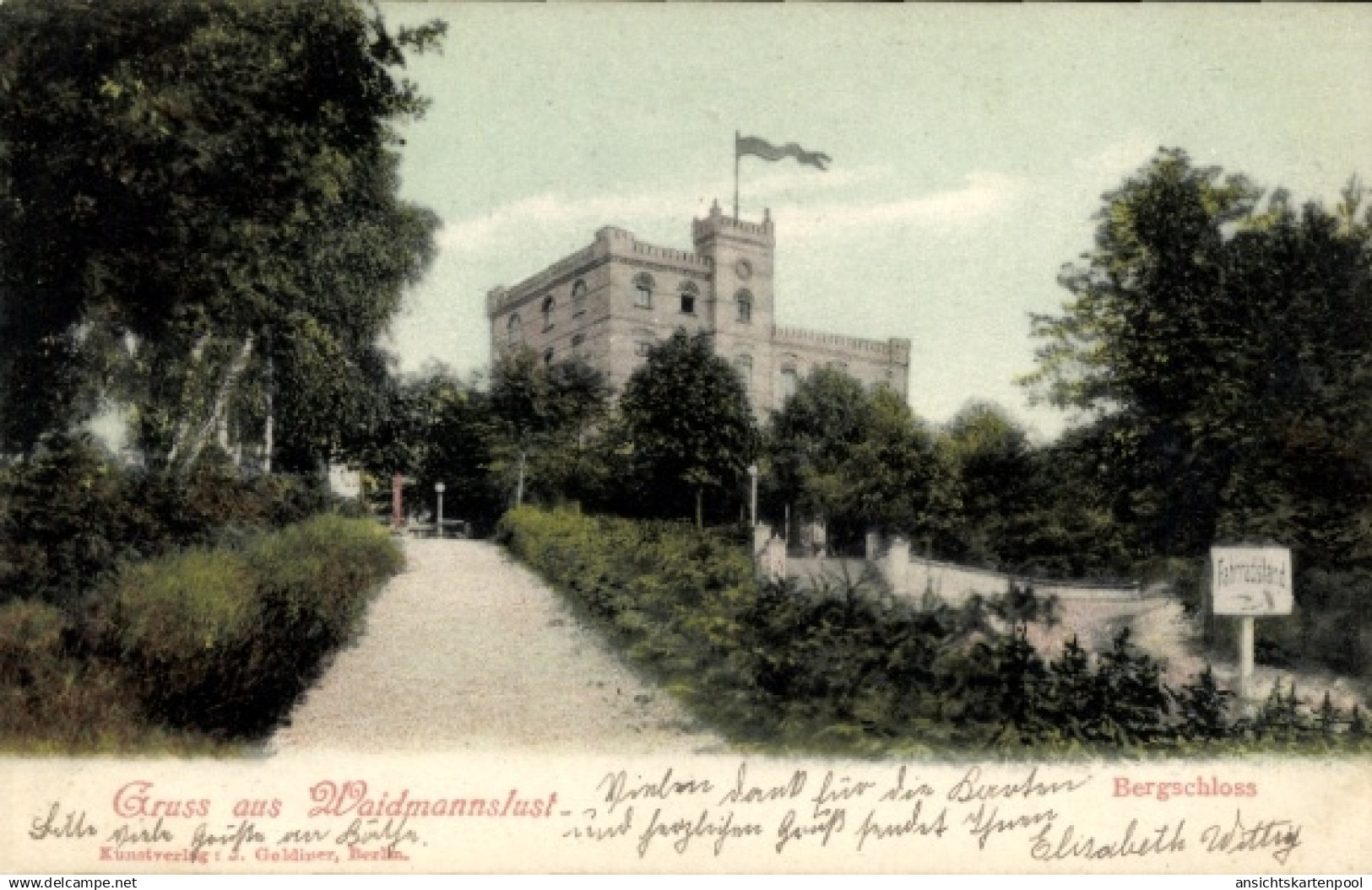 CPA Berlin Reinickendorf Waidmannslust, Bergschloss