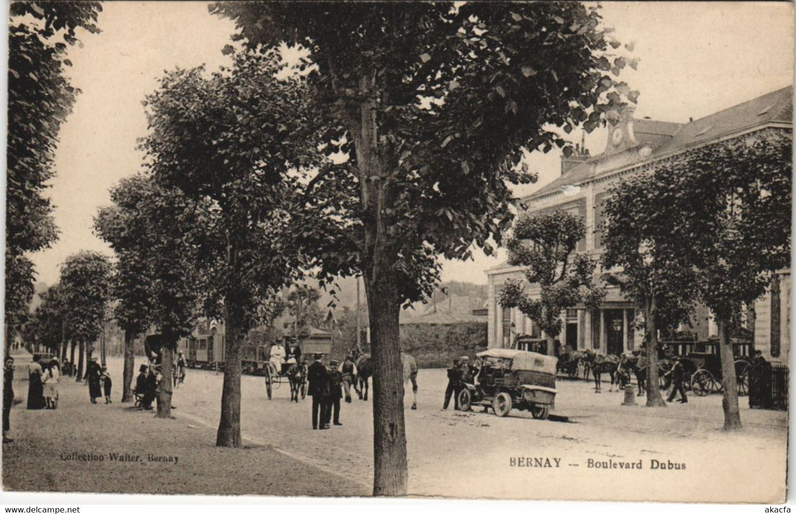 CPA BERNAY-Boulevard Dubus (43373)