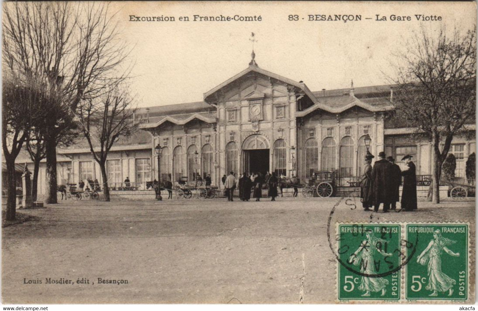 CPA BESANCON - La Gare Viotte (131239)