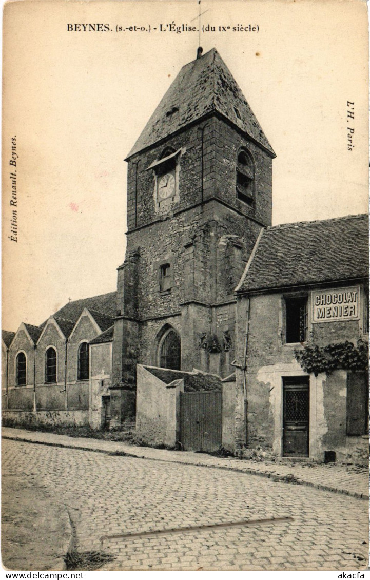 CPA BEYNES Eglise (1411472)