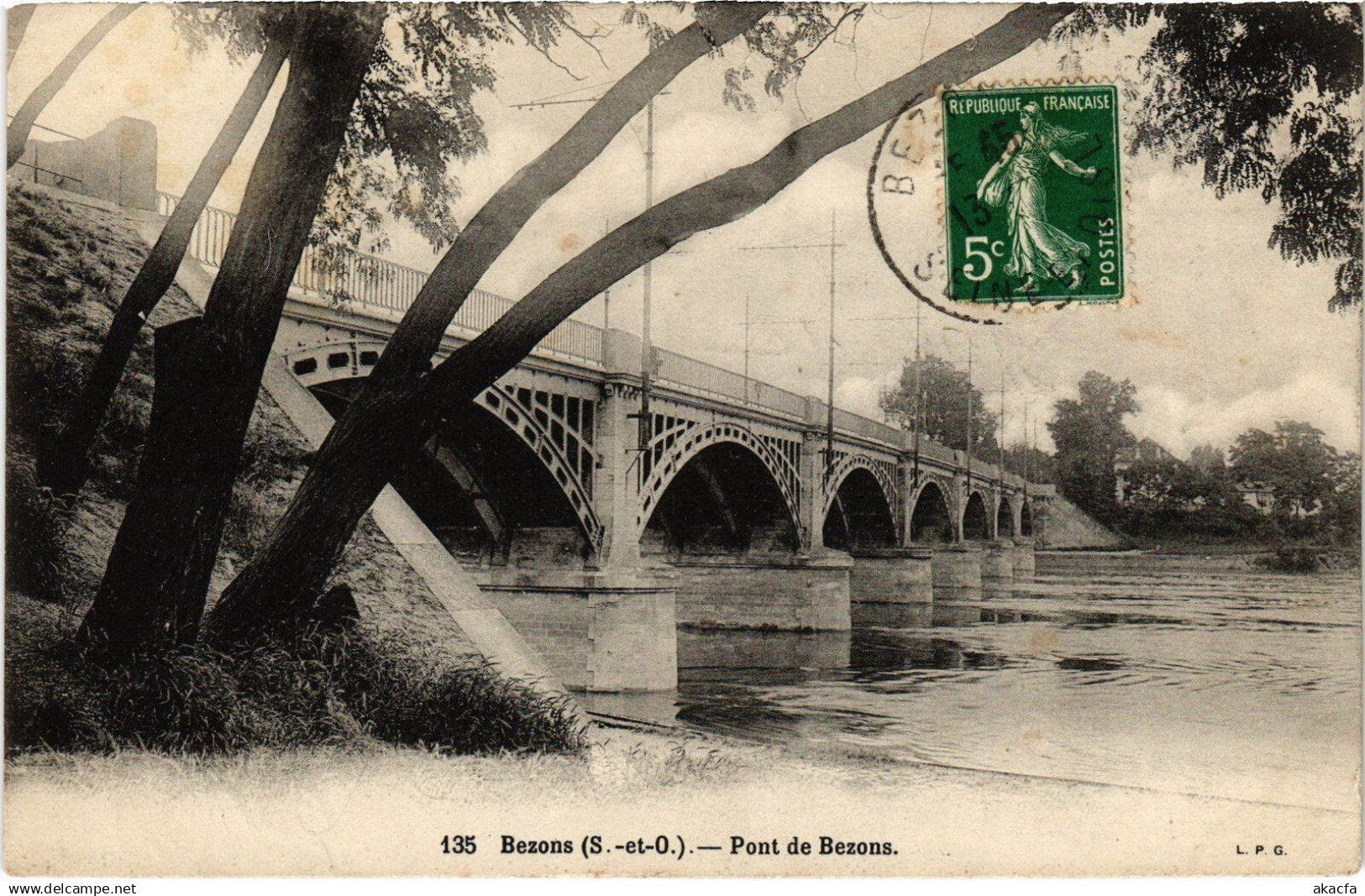 CPA Bezons Pont de Bezons FRANCE (1309668)