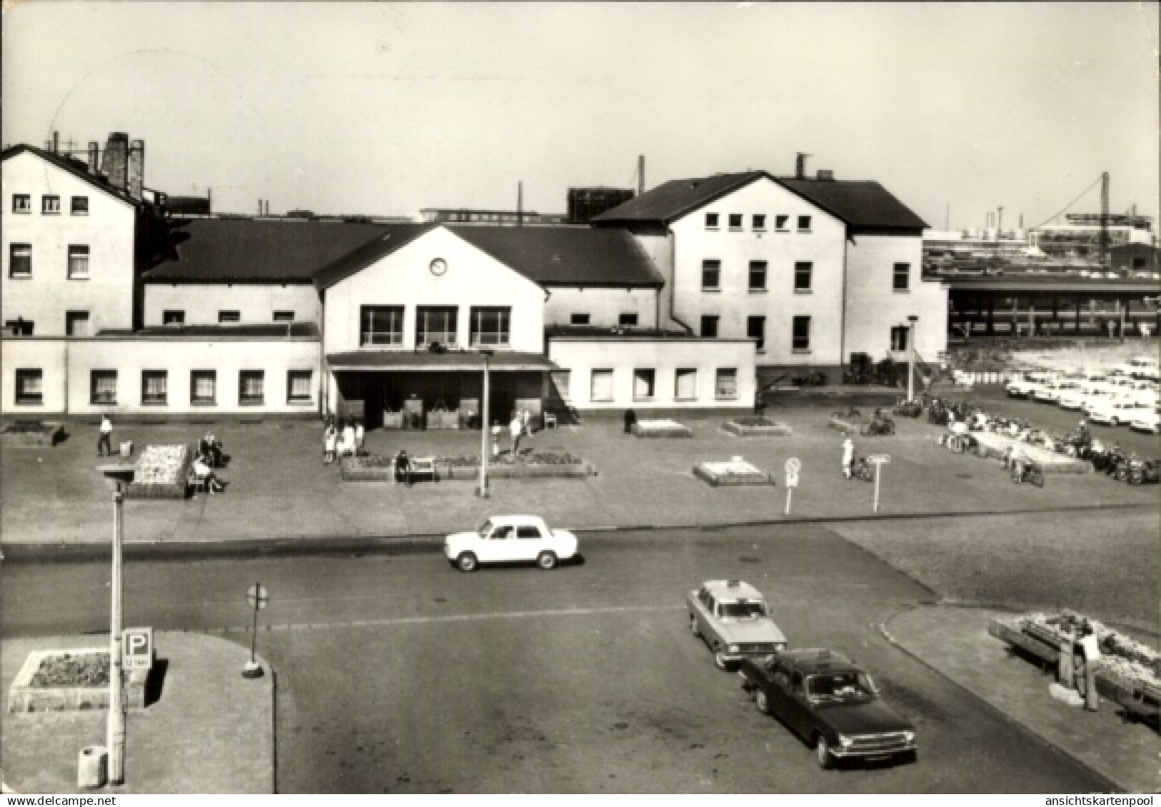 CPA Bitterfeld in Saxe Anhalt, Bahnhof