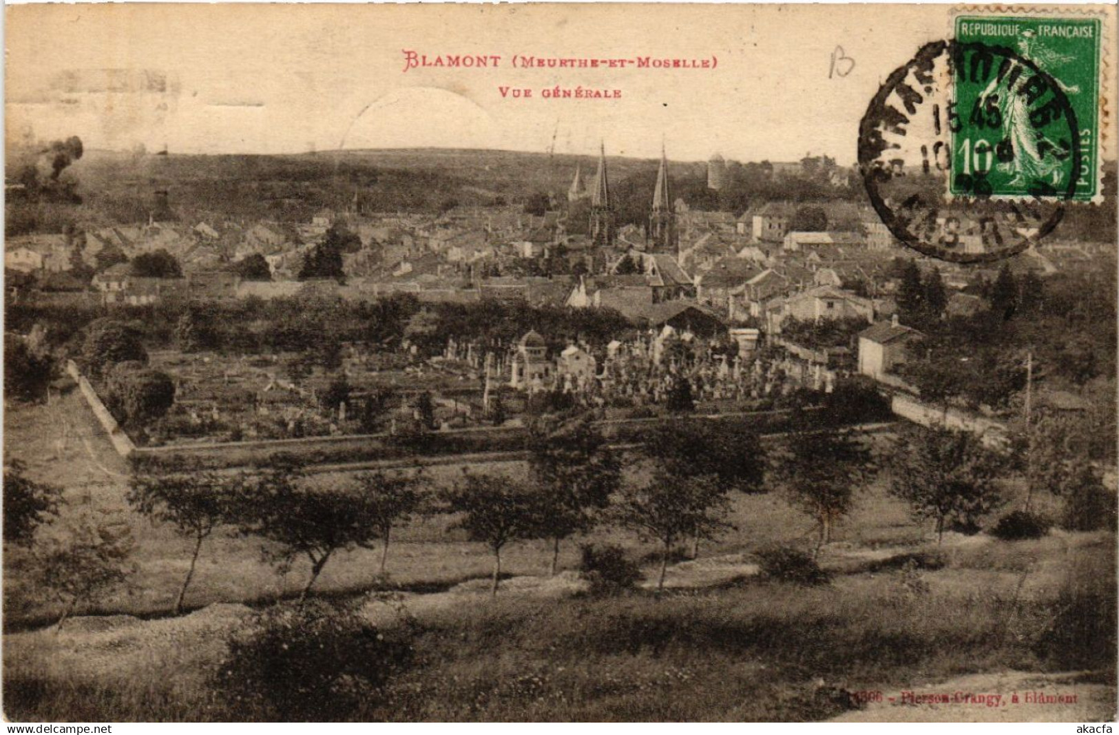 CPA BLAMONT - Vue Generale (483530)