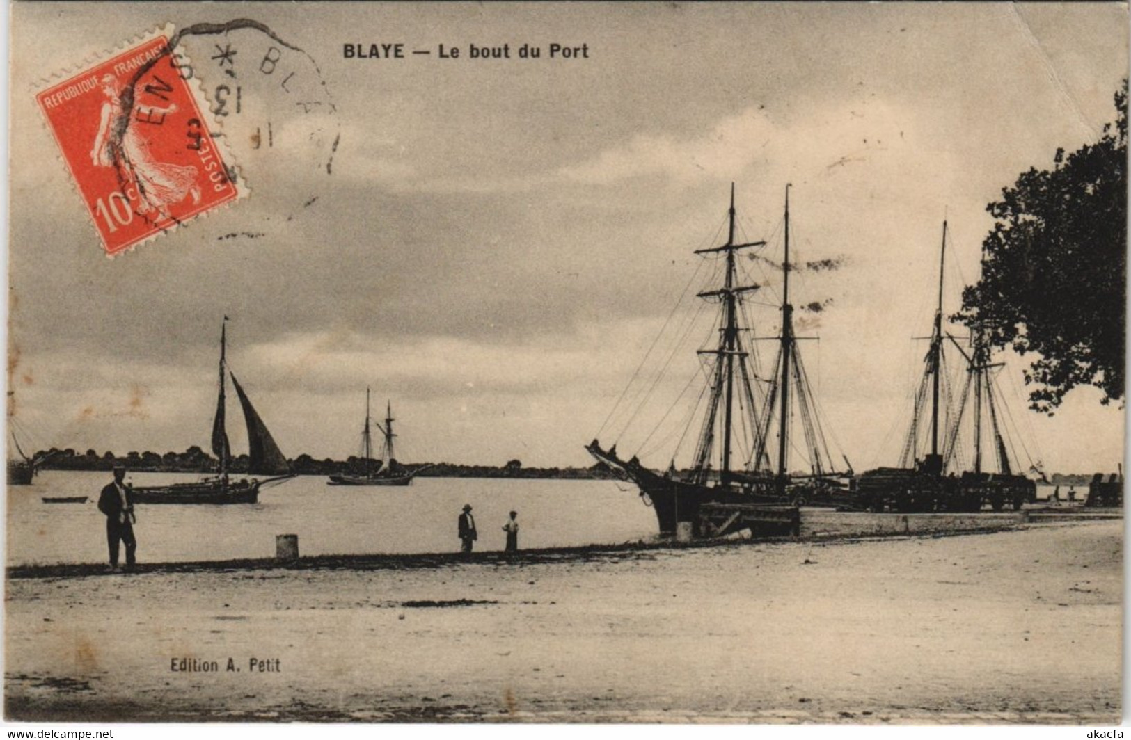 CPA BLAYE - Le bout du Port (140091)