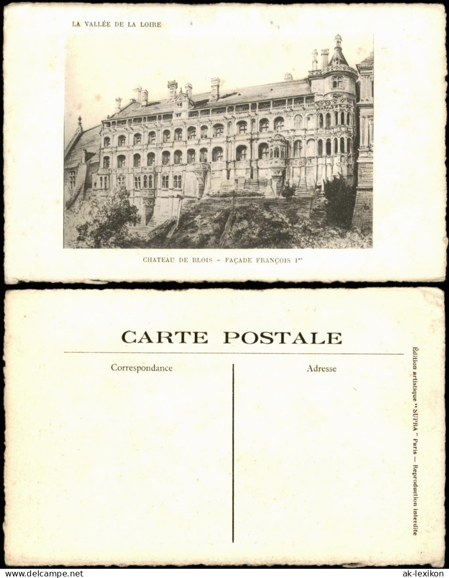 CPA Blois Schloss CHATEAU DE BLOIS FAÇADE FRANÇOIS IT 1920