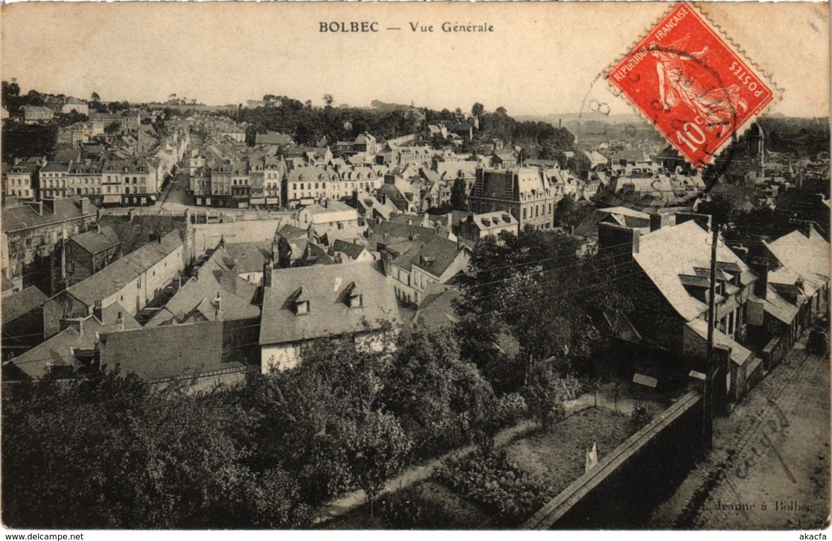 CPA BOLBEC - Vue générale (105454)