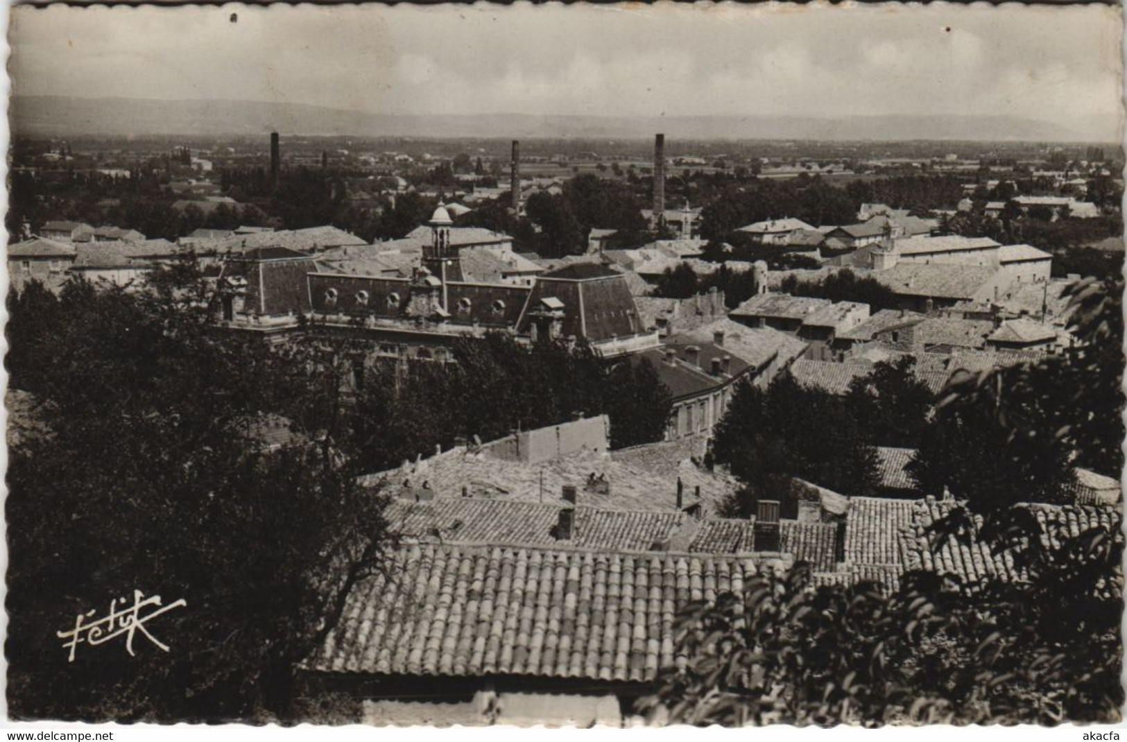 CPA BOLLENE Vue Generale et la Mairie (1086843)