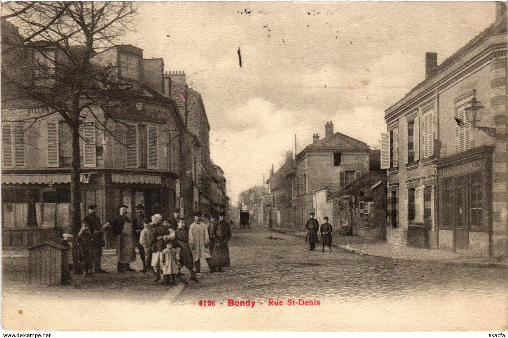 CPA Bondy Rue St-Denis (1391454)