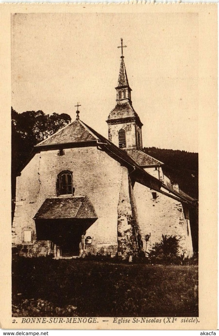 CPA BONNE-sur-MENOGE - Église St-NICOLAS (XI siecle) (248357)