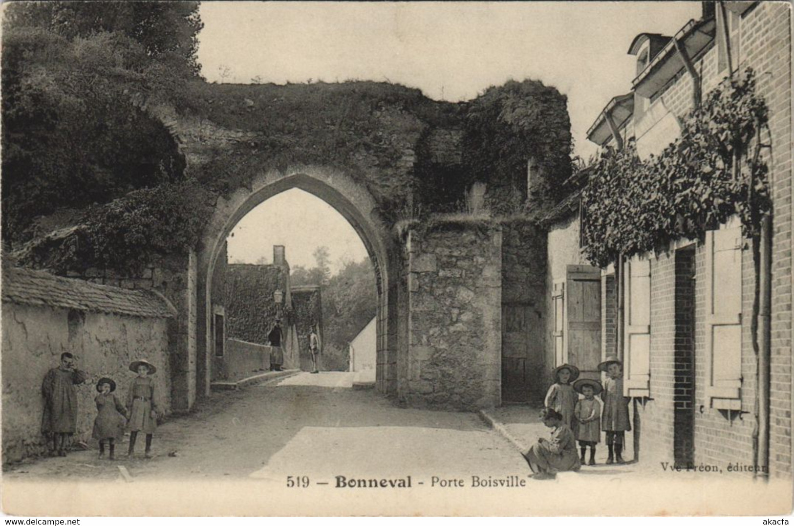 CPA BONNEVAL - Porte Boisville (33843)