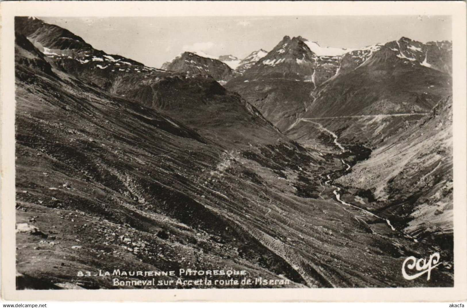 CPA BONNEVAL-sur-ARC et la Route de l'Iseran (1195713)