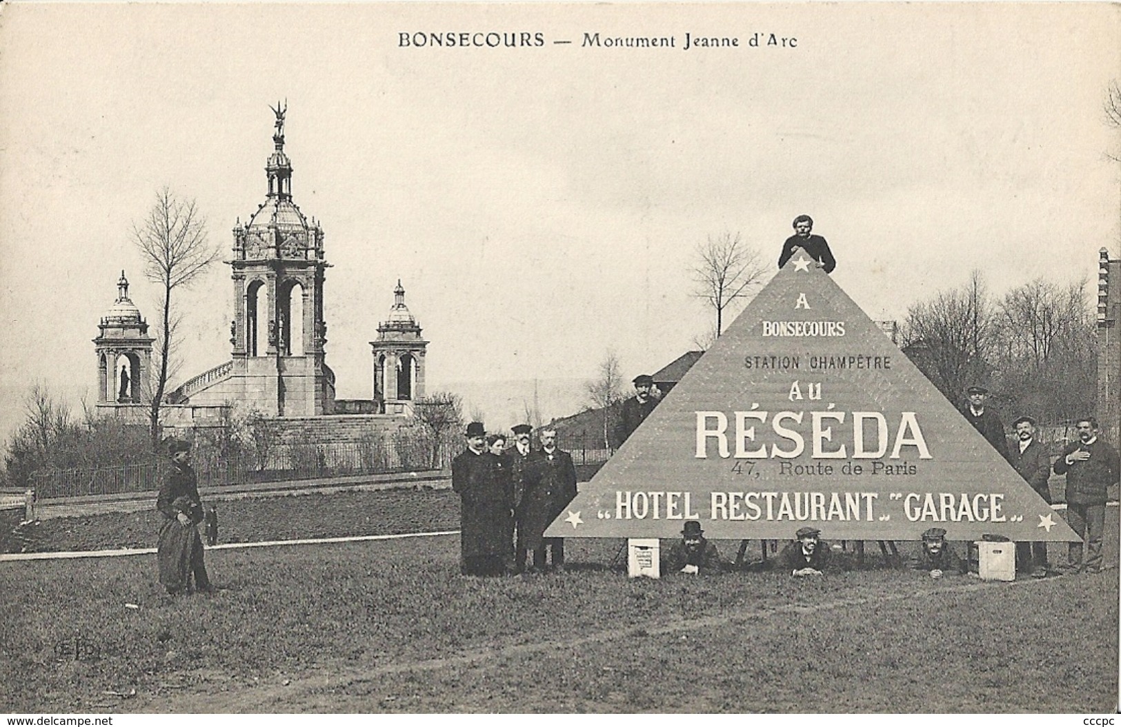 CPA Bonsecours Monument Jeanne d'Arc