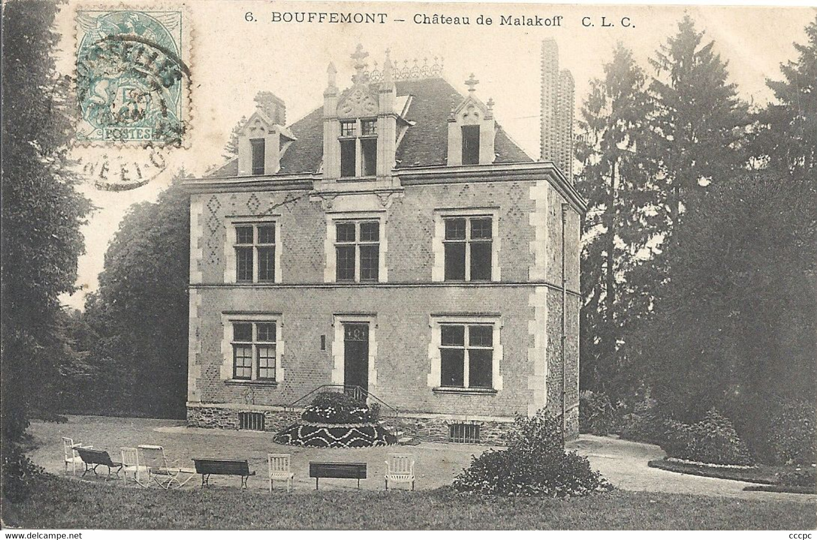 CPA Bouffémont Château de Malakoff