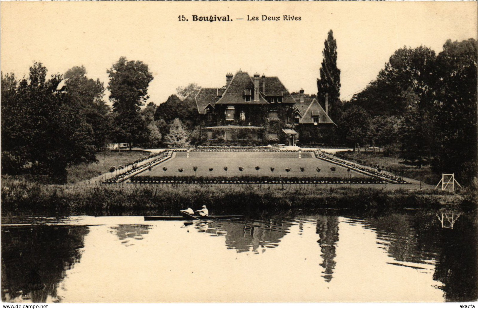 CPA BOUGIVAL Les Deux Rives (1411440)