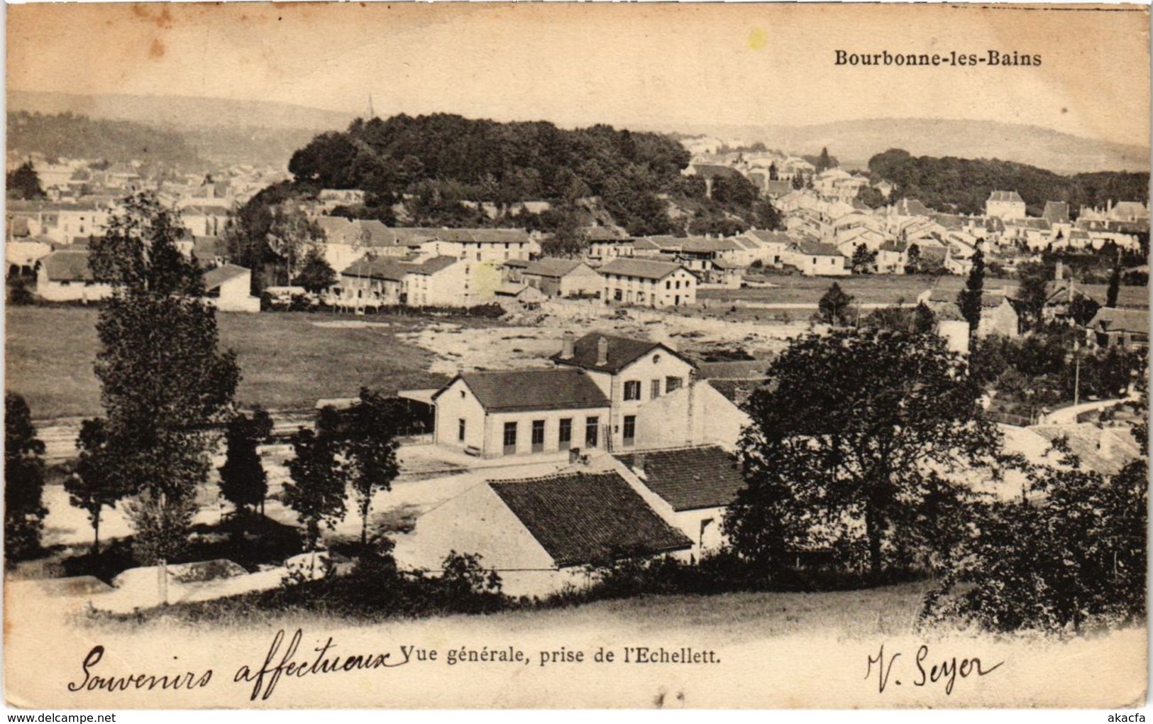 CPA BOURBONNE-les-BAINS - Vue générale (104673)