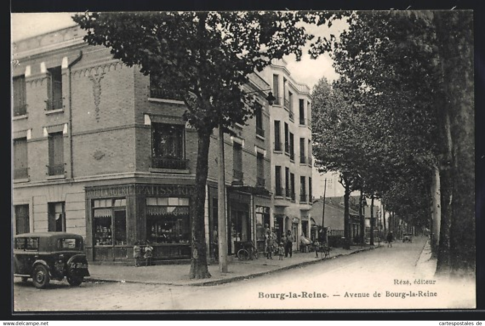 CPA Bourg-la-Reine, Avenue de Bourg-la-Reine