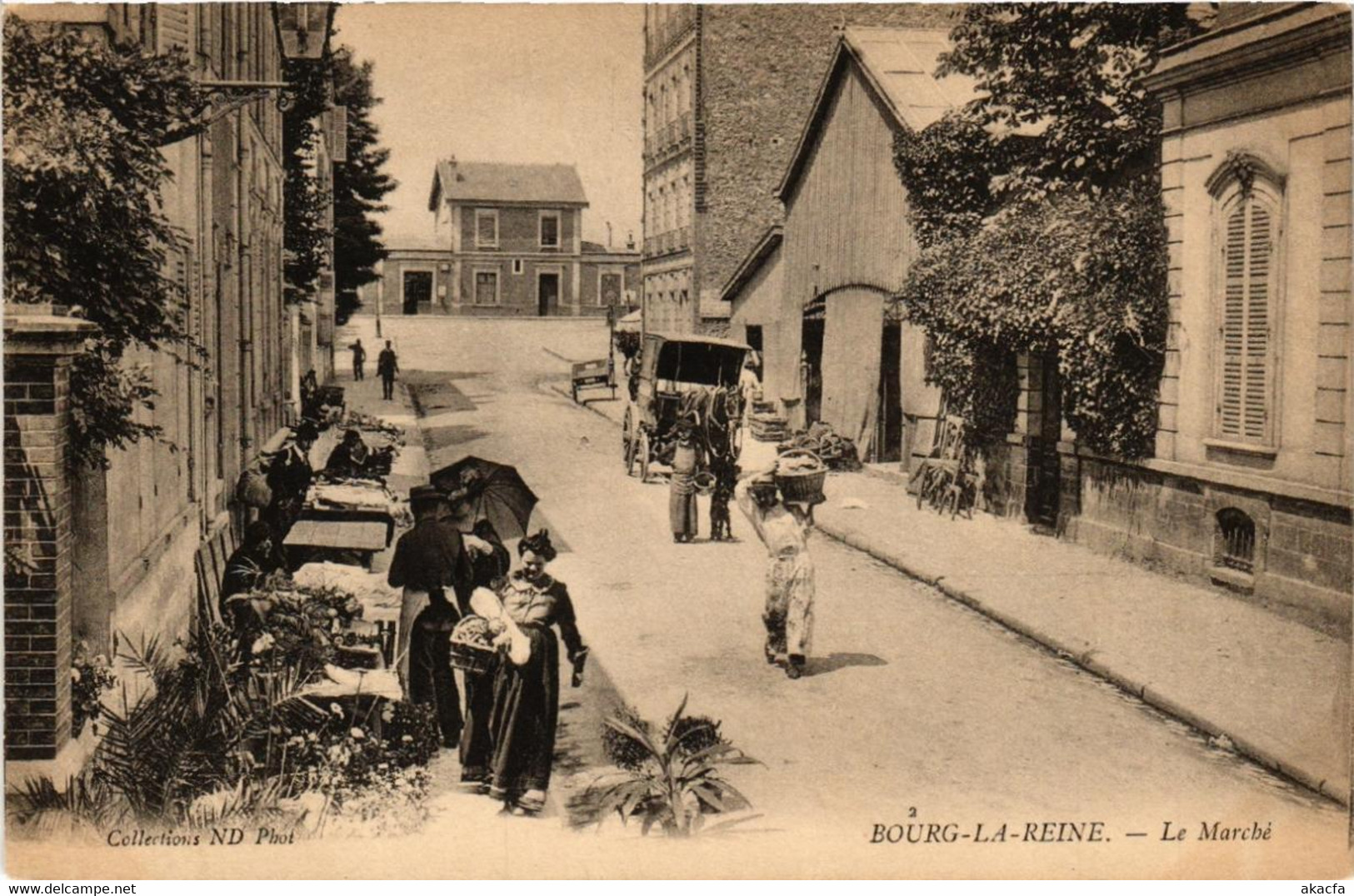 CPA BOURG-la-REINE Le Marche. (509680)