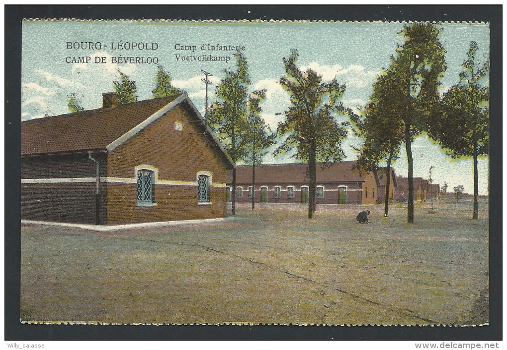 CPA - BOURG LEOPOLD - LEOPOLDSBURG - CAMP DE BEVERLOO - Camp d'´Infanterie  //