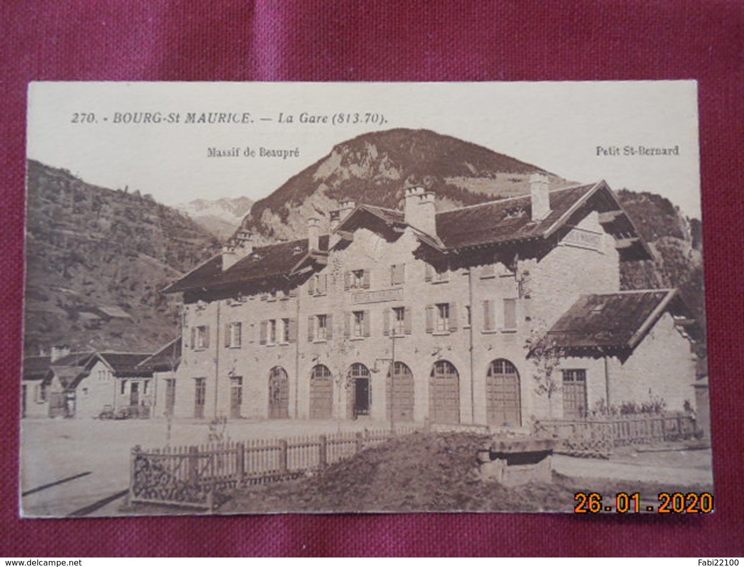 CPA - Bourg-Saint-Maurice - La Gare