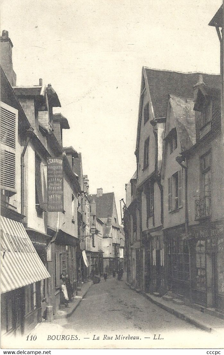 CPA Bourges La Rue Mirebeau