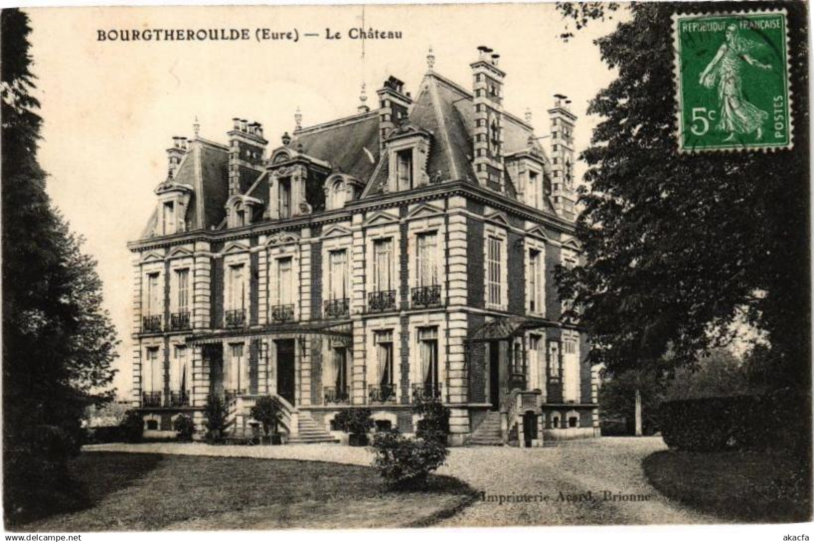 CPA BOURGTHEROULDE - Le Chateau (181810)