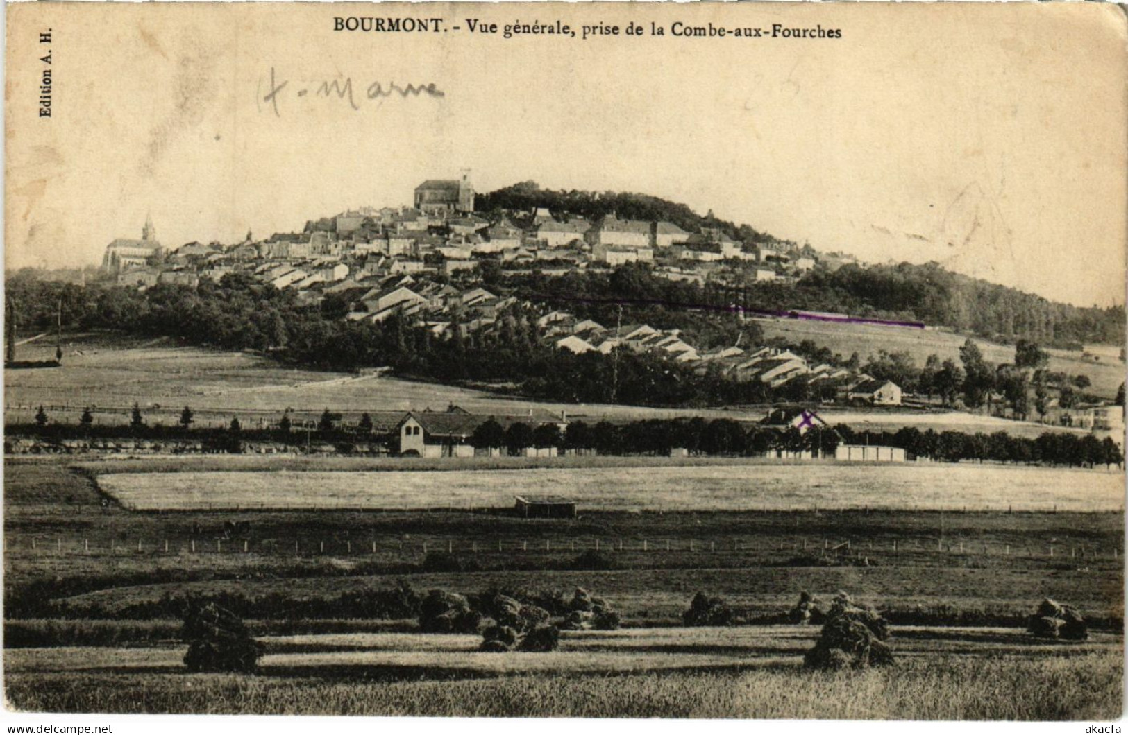 CPA BOURMONT - Vue générale (995042)