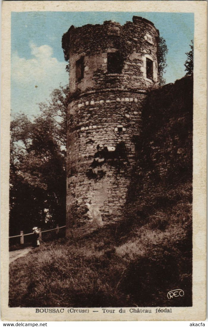 CPA Boussac Tour du Chateau feodal FRANCE (1050636)