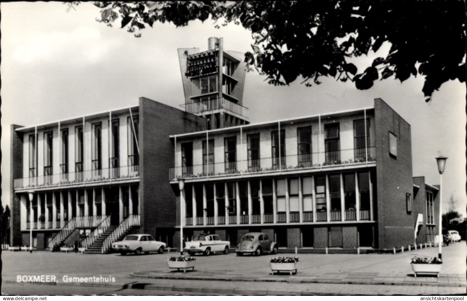 CPA Boxmeer Nordbrabant Niederlande, Gemeentehuis