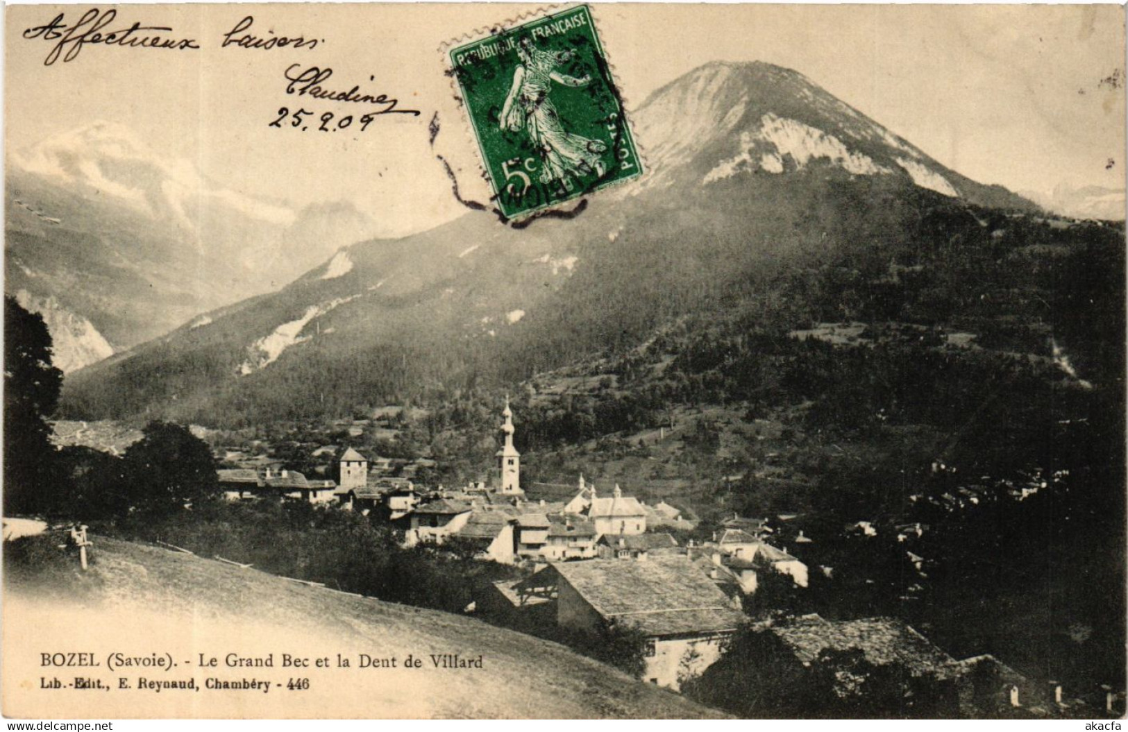 CPA BOZEL - Le Grand Bec et la Dent de Villard (651942)