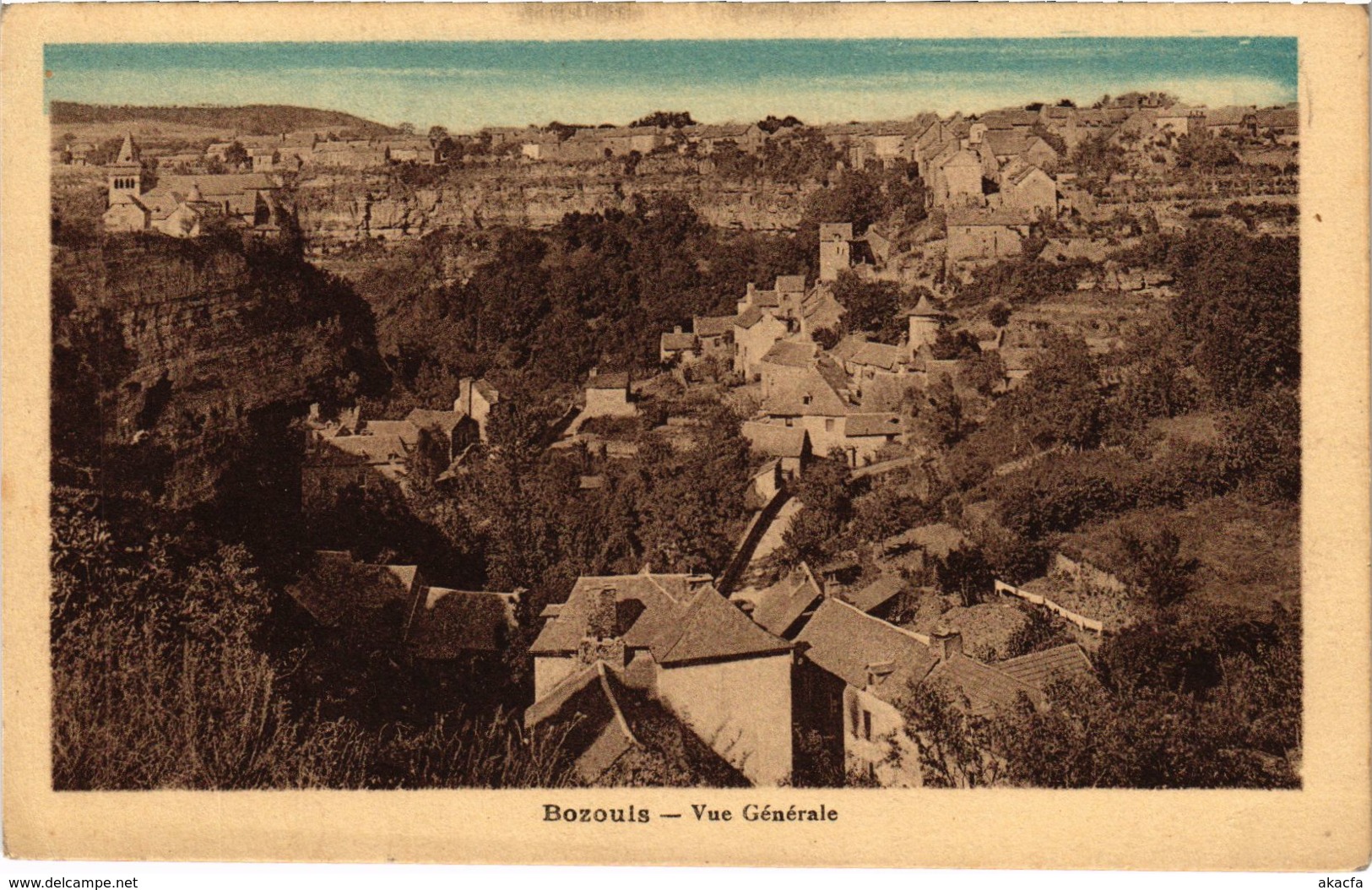 CPA Bozouls - Vue Générale (113260)