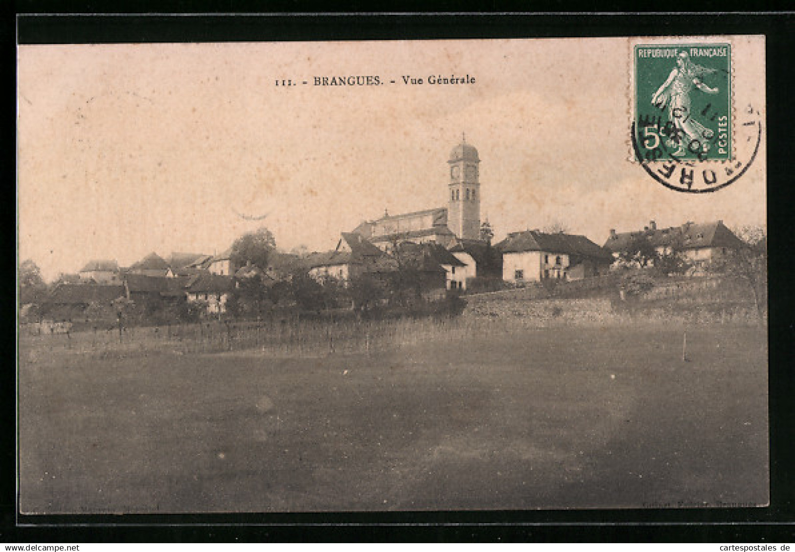 CPA Brangues, Vue Generale