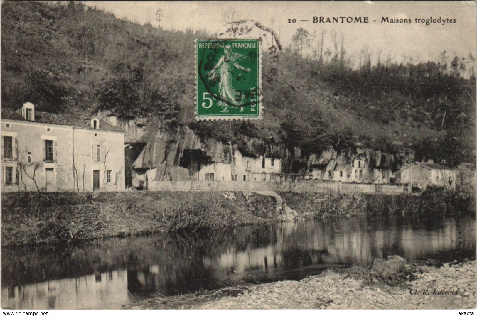 CPA BRANTOME - Maisons troglodytes (122181)