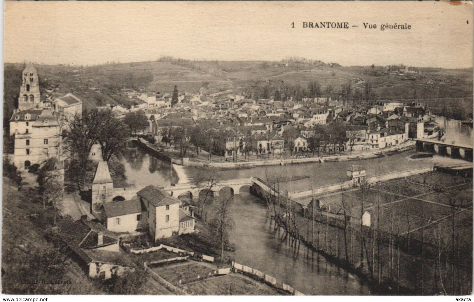 CPA BRANTOME - Vue générale (122100)