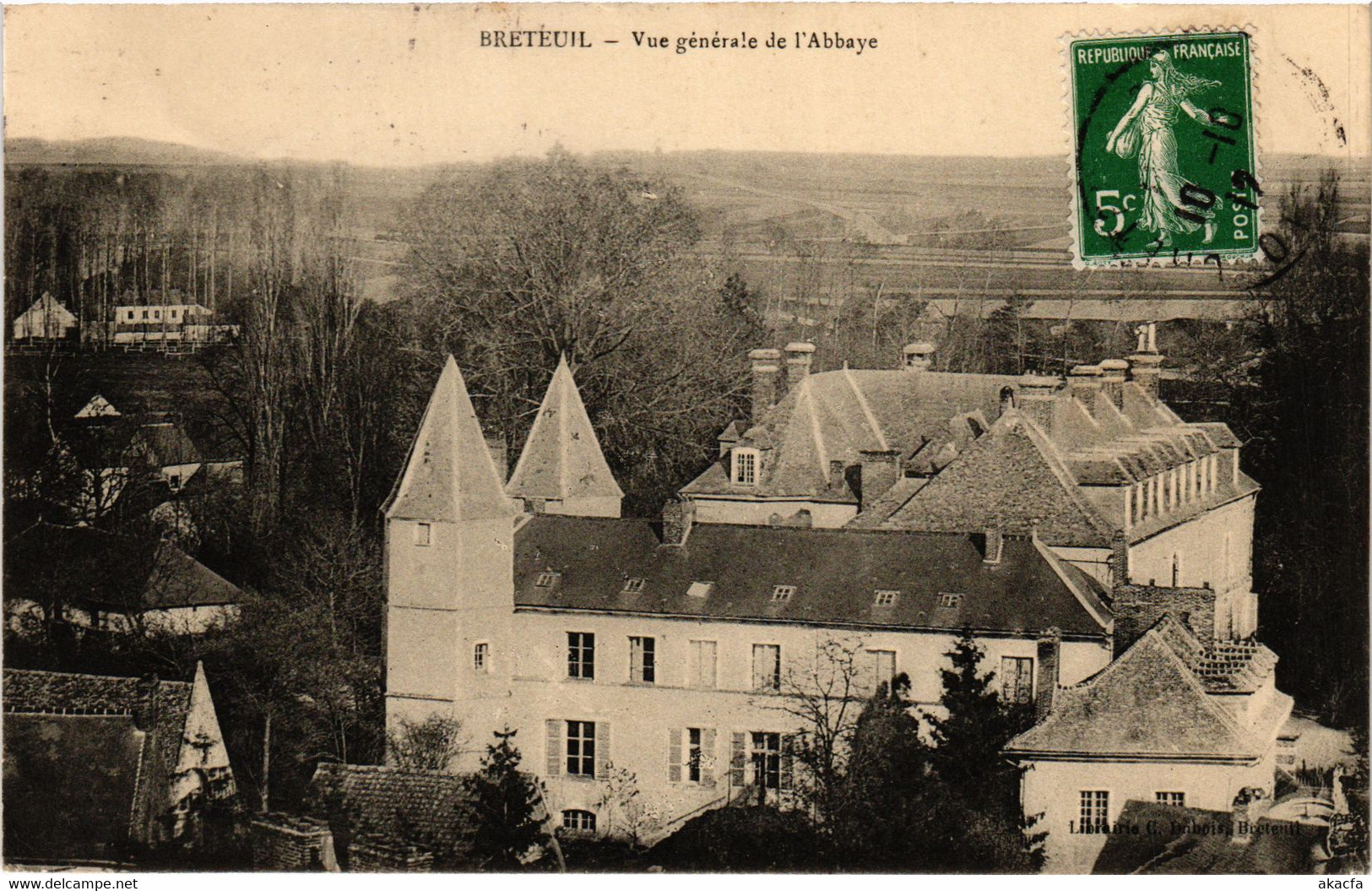 CPA Breteuil Vue Generale de l'Abbaye FRANCE (1014305)