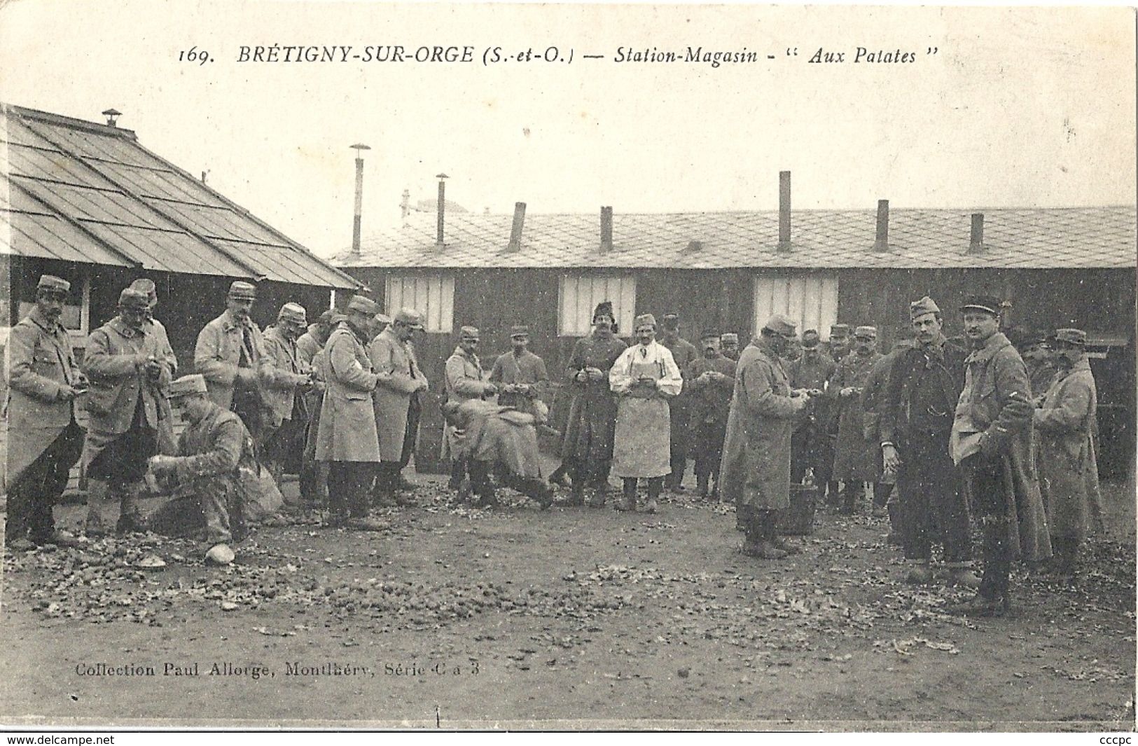 CPA Brétigny-sur-Orge Station-Magasin "Aux Patates"